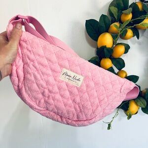 Moon Nude mini shoulder bag in candy pink
